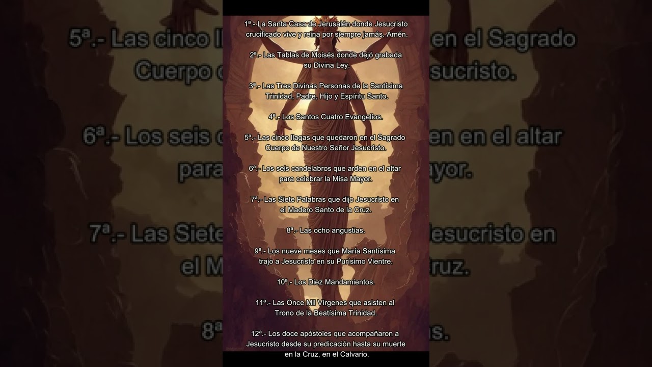 La leyenda de la Oración de las 12 verdades - YouTube