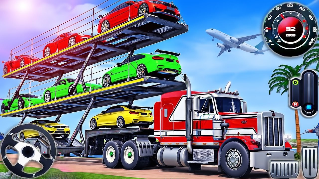 New Car Transport Truck Driving Simulator 3D - Cargo Transport Multistory Vehicle 2025 - GamePlay