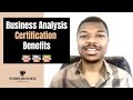 8 benefits of a business analysis certification cbap ccba ecba