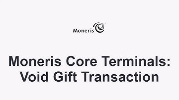 Gift Cards - How to void a gift card transaction on a core terminal