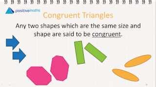 2.1.C Triangles 2 - Congruency And Similar Triangles