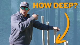 How Deep Do NoDig Fence Posts Have To Be?