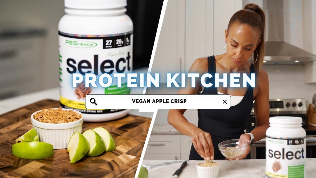 Vegan Apple Crisp using PEScience Vegan Select Protein
