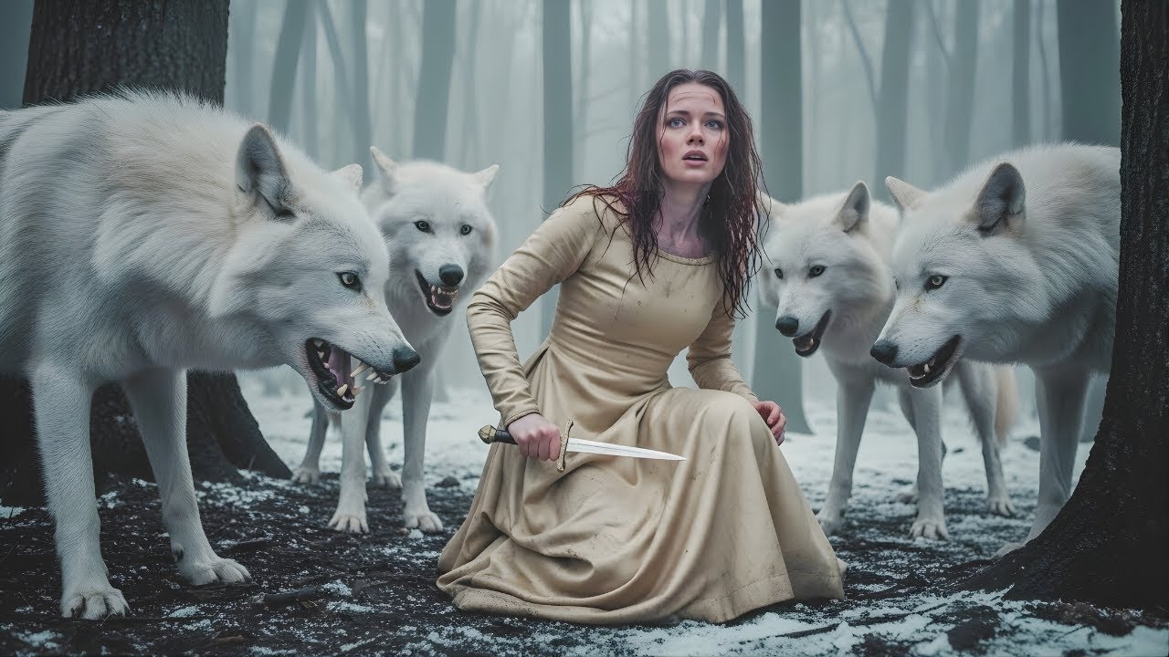Broken Omega Fled Into the Woods — That Night, a Massive Alpha Wolf Pack Surrounded Her