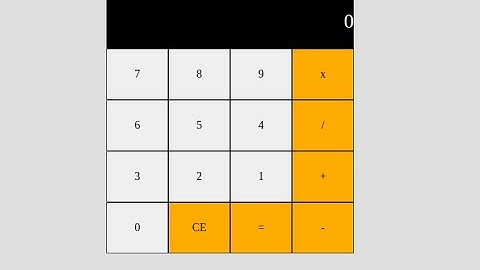 create simple calculator with HTML,CSS and Javascript [Part 2]