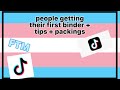  people getting their first binders  tips  packings for trans men ftm by andrew1