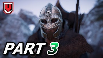 Visiting King Harald - AC VALHALLA live part 3 - Drengr Very Hard - Walkthrough Gameplay