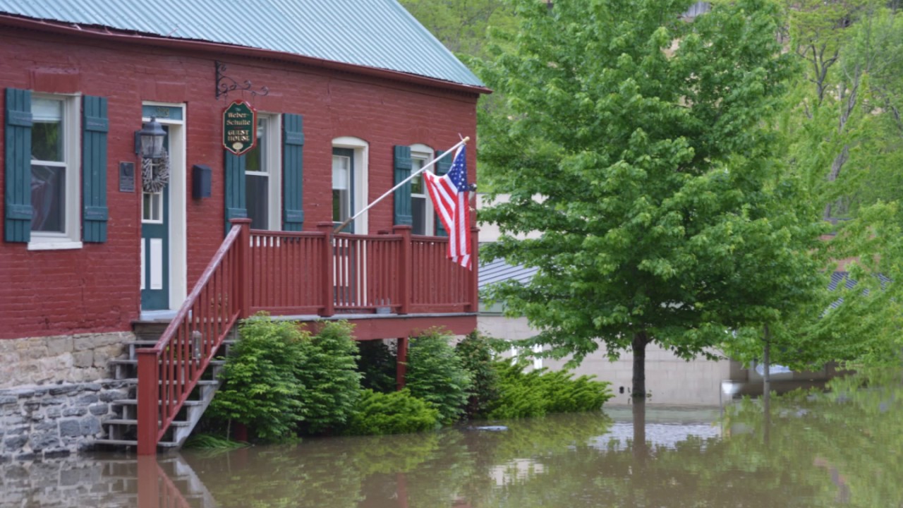 Flood Day 4 pm and Day 5 am Hermann Missouri YouTube