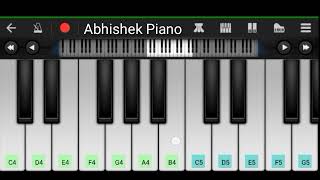 Janam Janam (Dilwale) Arijit Singh Song | tutorial for janam janam in piano | mobile Piano screenshot 2