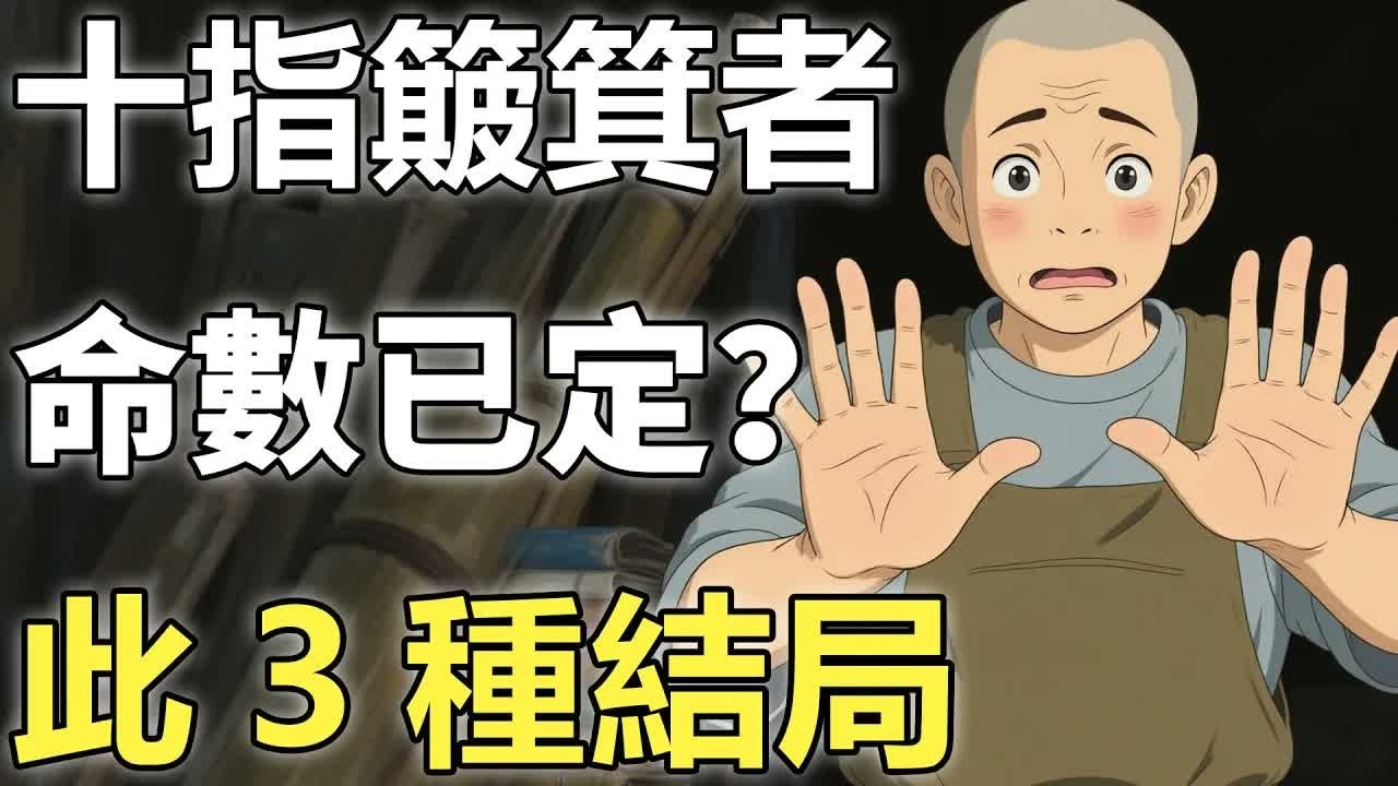 十指簸箕者命數已定？地藏王默然合掌，道出他們獨有的3種結局 【因果｜輪回｜佛學】