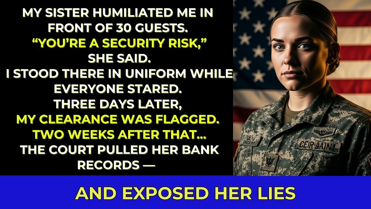 My Sister Humiliated Me In Front Of 30 Guests-Two Weeks Later, The Court Exposed Her Lies
