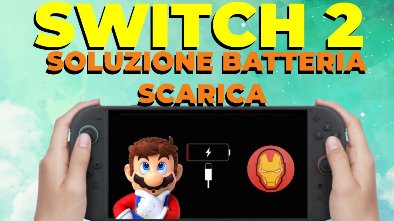 NINTENDO SWITCH 2  LA BATTERIA DURA POCO? ECCO LA SOLUZIONE 