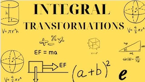 Msc. Maths // Integral Transformations// Basic definition of integral transformation & types .