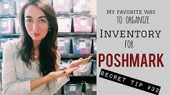 Inventory Organization you NEED for your Poshmark closet/ Online Resale! Secret Tip #32!