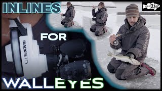 4 Benefits of Inline Reels When Ice Fishing Walleye