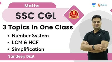 Number System, LCM & HCF & Simplification | Maths | Sandeep Dixit | wifistudy studios