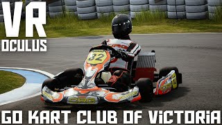 KartKraft VR | X30 CRG Onboard around GKCV (Go Kart Club of Victoria)  | Virtual Karting