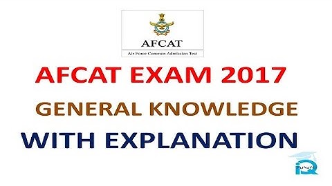 AFCAT 2 2017- AFCAT Solved Question Paper
