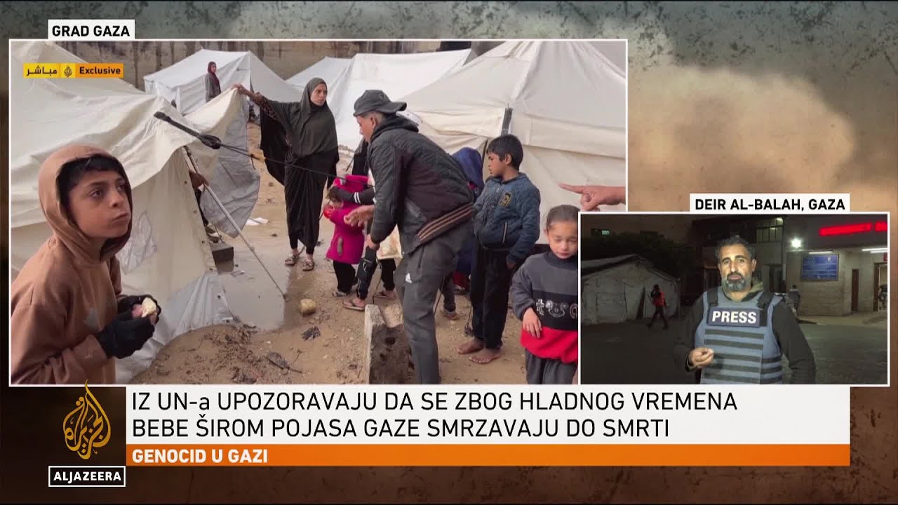 يعيش آلاف الفلسطينيين في ظروف قاسية تحت السماء المفتوحة