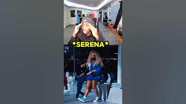Kai Cenat reacts to Serena Williams crip walking while Kendrick lamar performing "they not like us"