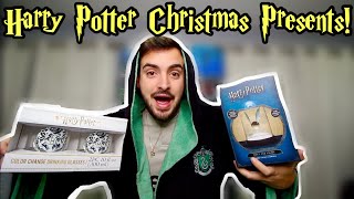 My Harry Potter Christmas Presents! | Slytherin bathrobe | Golden Snitch Jar Light