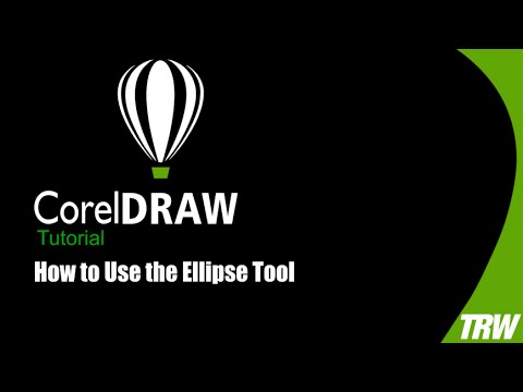 How to Use the Ellipse Tool in CorelDraw X8 - YouTube