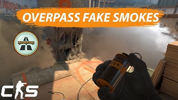 CS2 Overpass -  Fake Smokes A & B Sites!
