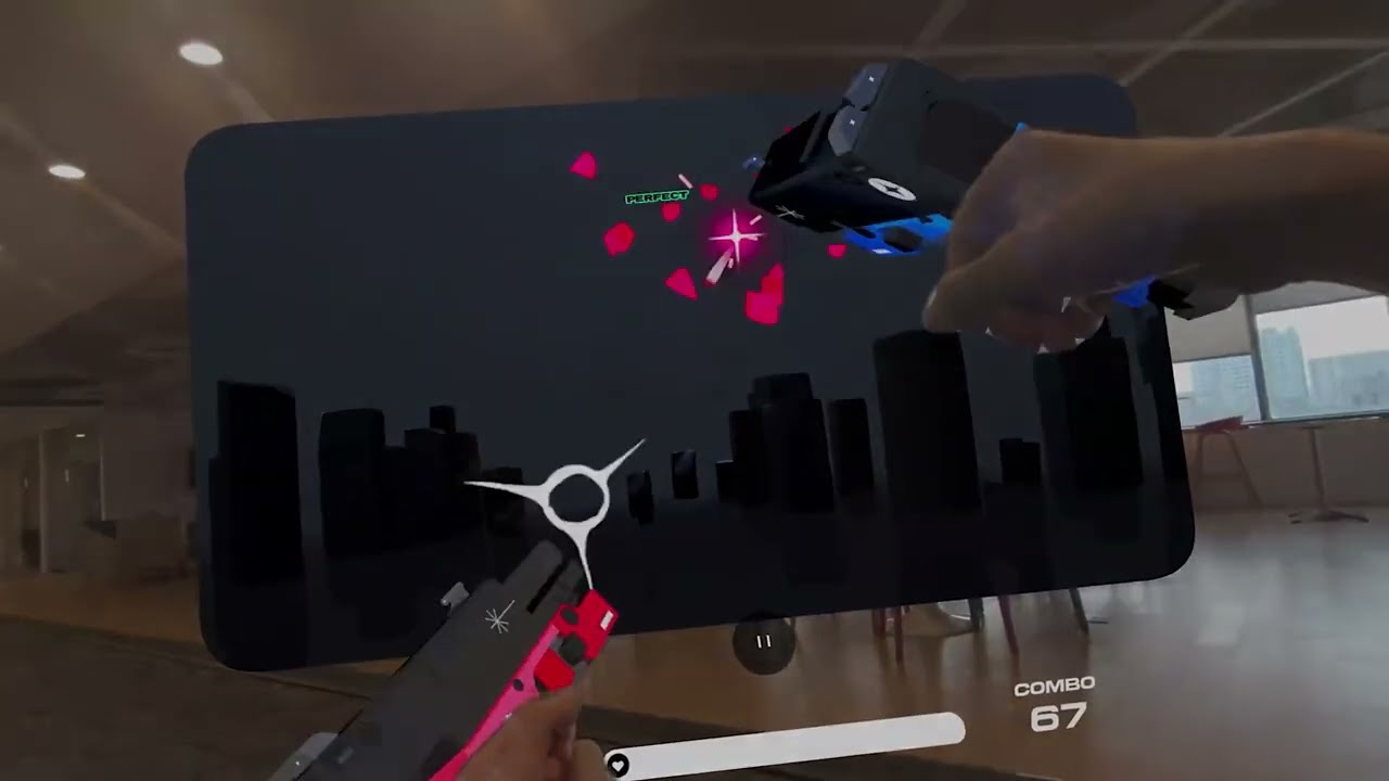 Superb VR Rhythm Shooting Experience on Version Pro with Overbeat