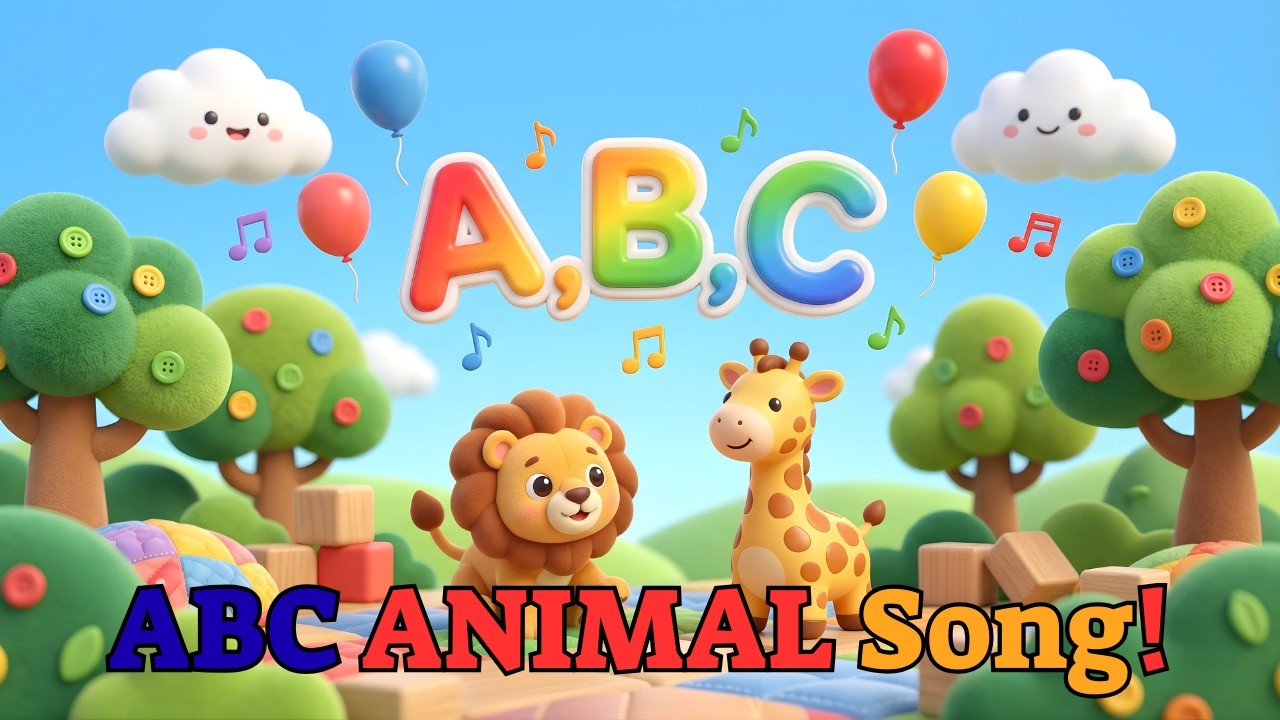 ABC Animals Song for Kids | Learn A to Z Animals | Nursery Rhymes - YouTube