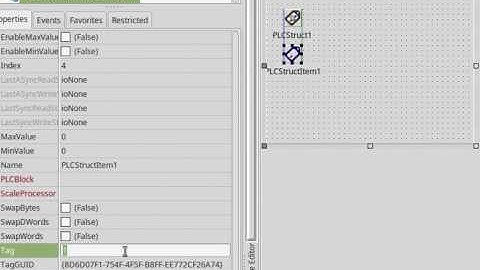 Expressions on PascalSCADA TPLCStructItem.Index property