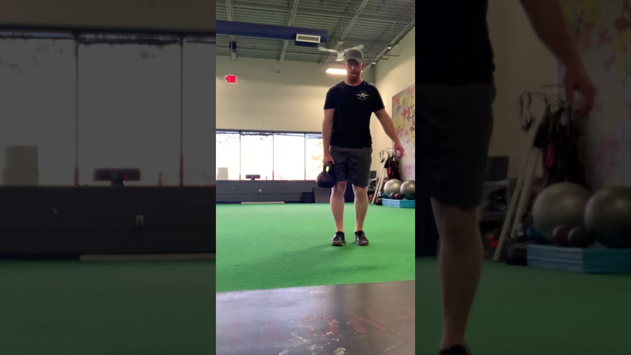 Offset Forward Lunges