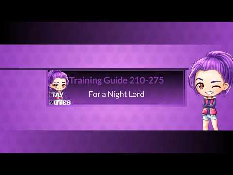 (MapleStory) Training Guide for a Night Lord: 210 to 275