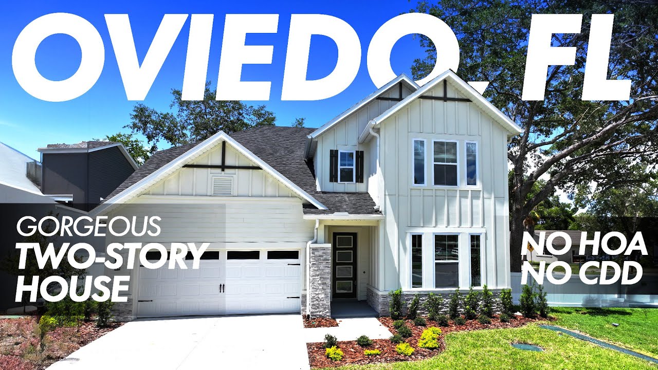 Tour a Modern Farmhouse Home in Oviedo, FL | 4 BED - 3.5 BATH ¡NO ASSOCIATIONS!
