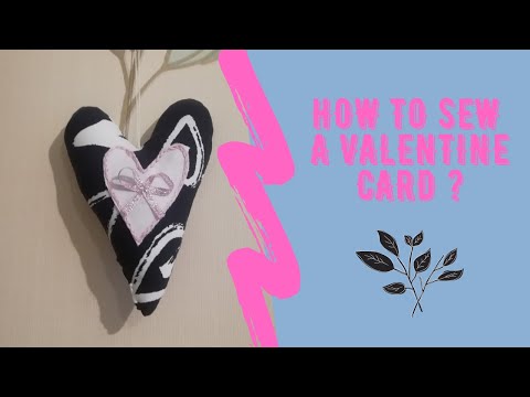 Video: Hoe Een Valentijn Met Je Eigen Handen Te Naaien