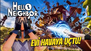 WILSONUN EVİNİ HAVAYA UÇURAN YENİ SİLAH😅- Hello Neighbor Mods