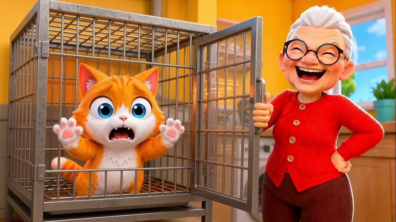 La ABUELA Me Encerró en Lugares Imposibles de Escapar! (I Am Cat)