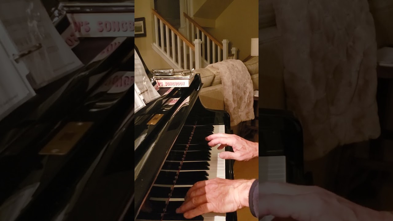 Keith at the piano.  Gaga/Cooper." I don't know what Love is."