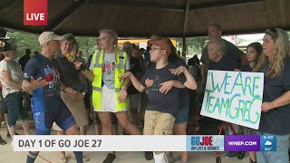 Team Greg joins Joe in Milton for Go Joe 27 | Day 1