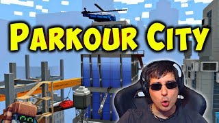 PARKOUR CITY - Pixel Gun 3D Fun Deathmatch Gameplay PG3D screenshot 5