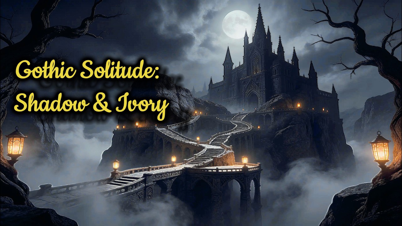 Dark Chamber Piano ⟡ Cathedral Shadows (55-Minute Ritual for Focus and Stress Relief) 