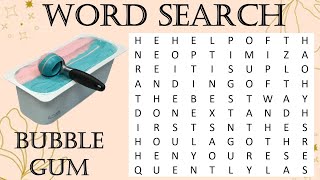 Word Search | 🍦 Word Puzzle Challenge: Ice Cream Flavours Edition! | Sweet Fun for All Ages 🍨