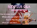   how to make sheet music how to play sky instrument  5000 sub qaanswer section