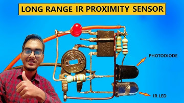 Long IR Proximity Sensor with Minimum Components #lowcostirsensor