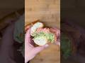 AVACADO &amp; SALMON SANDWICH ⚡️ EASY BREAKFAST #breakfast #salmon #avakado #sandwich #busracelik