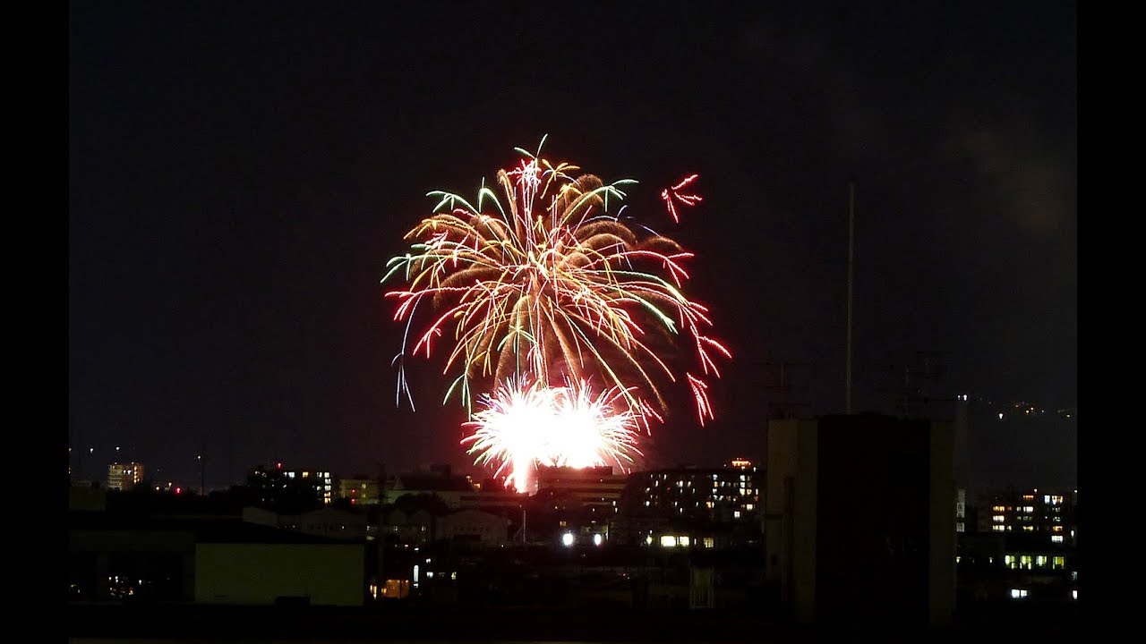 17年 猪名川花火大会 クライマックス動画 自宅ベランダから撮影 Youtube