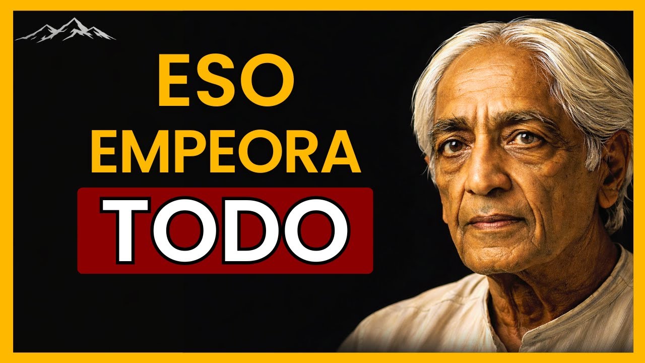 ¿Por qué intentar parar la mente solo aumenta el ruido? | Krishnamurti