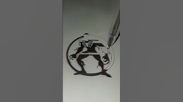 venom photo Drawing using CNC plotter  #cncplotter #art #cncclipart