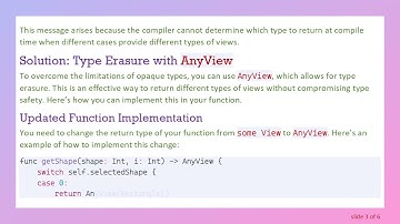 How to Return Different Views From a switch Case in SwiftUI