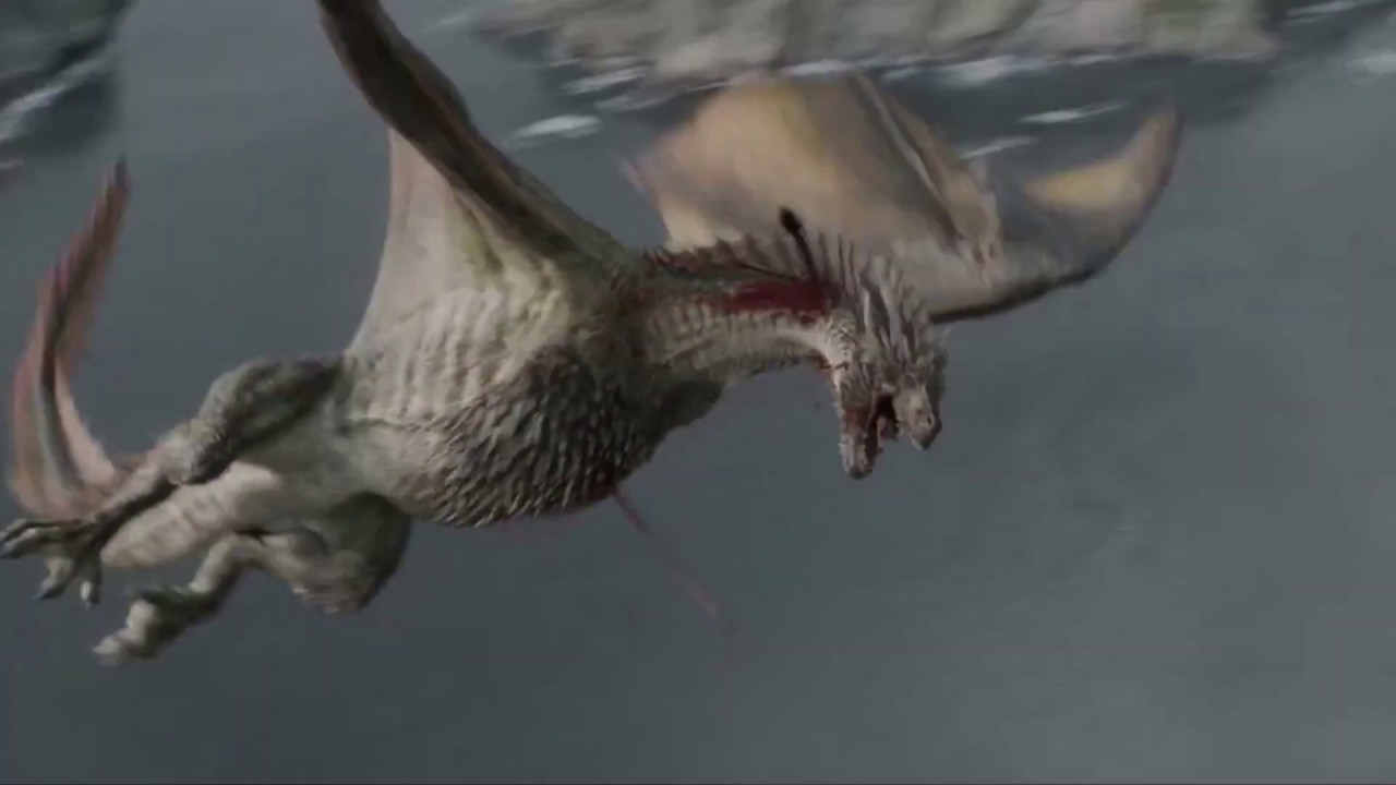 Euron Kills Rhaegal Daenerys Second Dragon YouTube