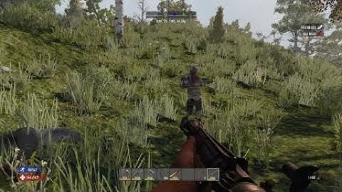 No Scope One handed Behind the back While packing a Fat Hog Leg Quick Scope Headshot! | 7DaystoDie